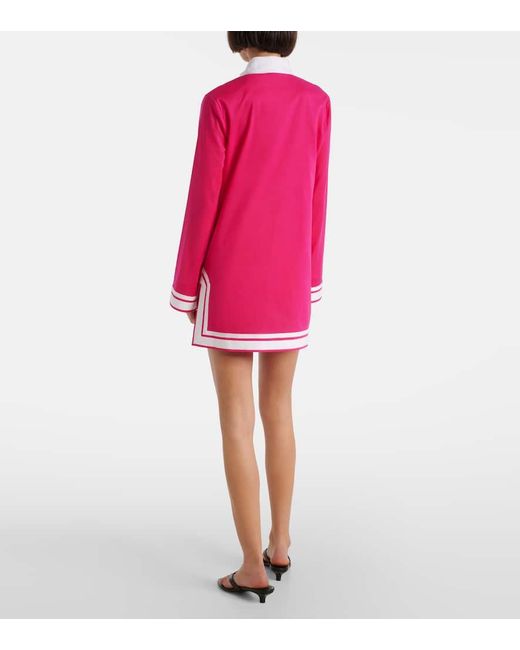 Tory Burch Pink Tunika Aus Baumwoll-Voile