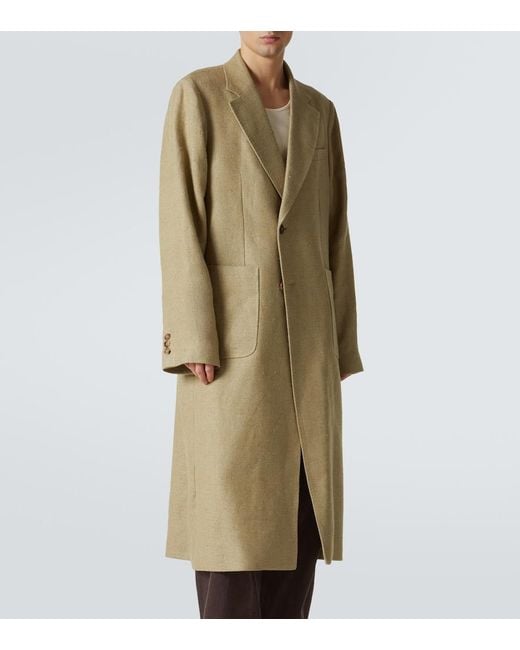 Our Legacy Mantel Robe Aus Leinen Und Seide in Natural für Herren