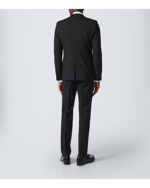 Traje De Lana Y Mohair Prada de hombre de color Black