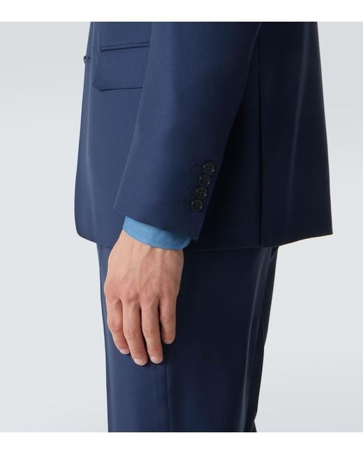 Canali Blue Wool Suit for men