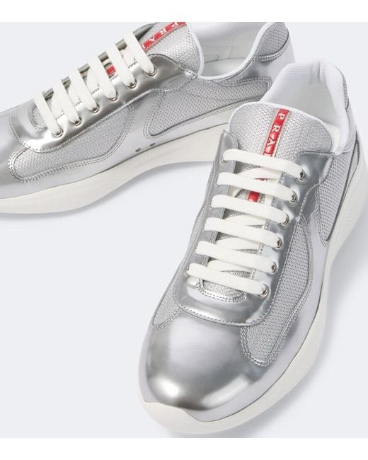 Prada White America's Cup Sneakers for men