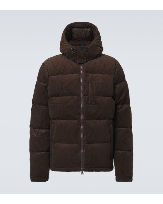 Polo Ralph Lauren Brown Gorham Cotton Corduroy Down Jacket for men