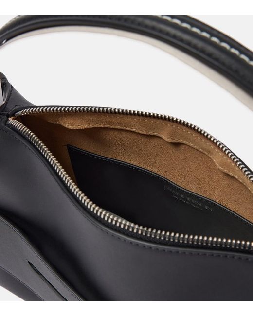 J.W. Anderson Black Schultertasche Loafer Aus Leder