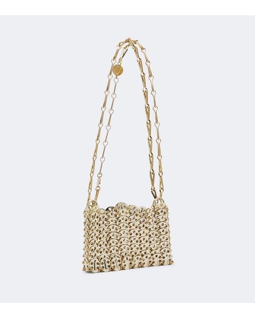 Rabanne Metallic Iconic Nano 1969 Embellished Shoulder Bag