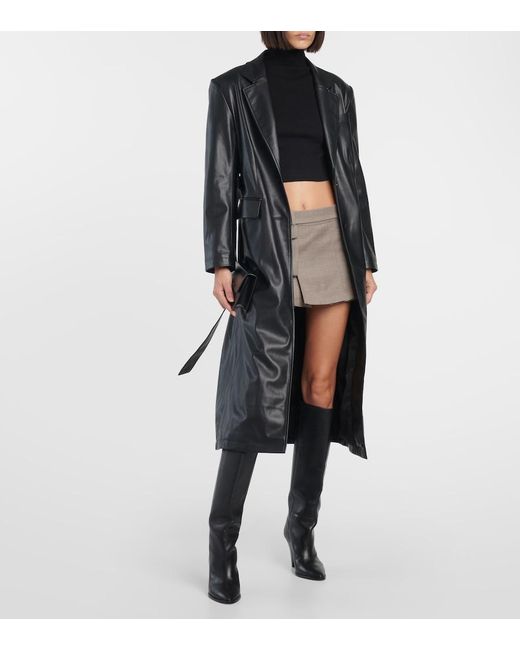AG Jeans Black X Emrata Valentina Trench Coat