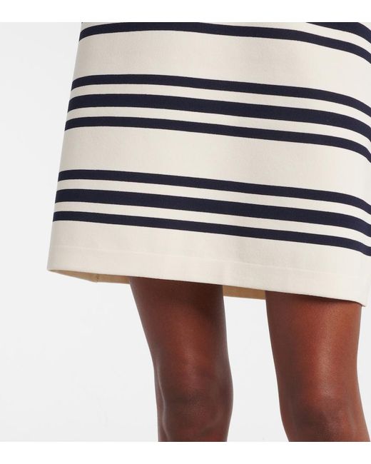 Tory Burch Blue Striped Polo Dress