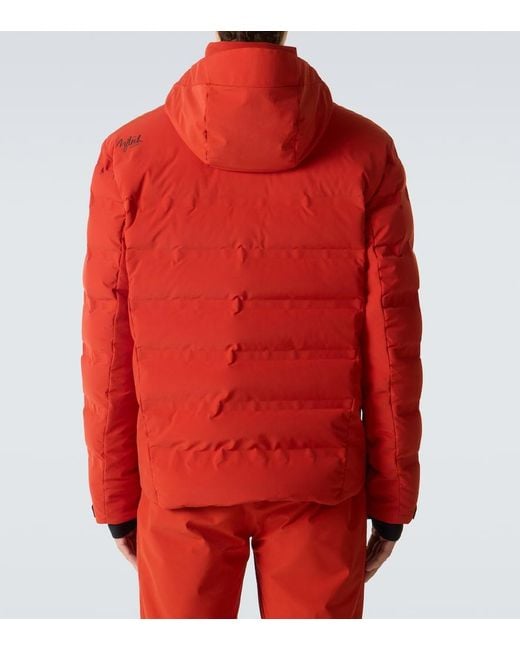 Aztech Mountain Red Nuke Suit Down Ski Jacket for men