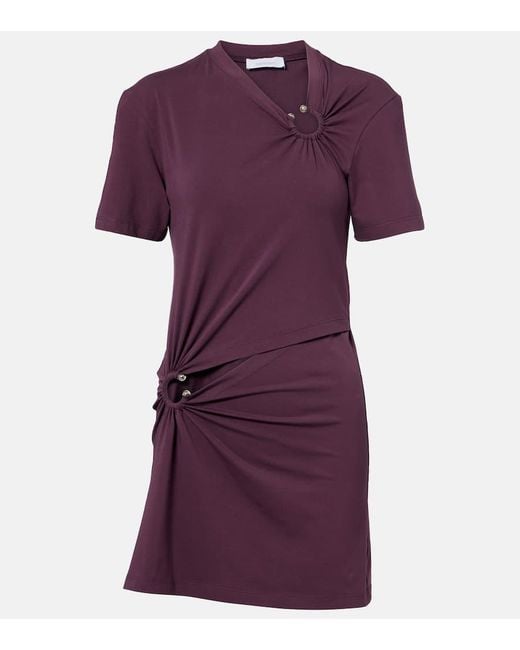 Miniabito di Rabanne in Purple