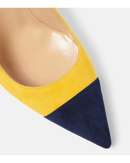 Pumps Capcour 105 di Manolo Blahnik in Yellow
