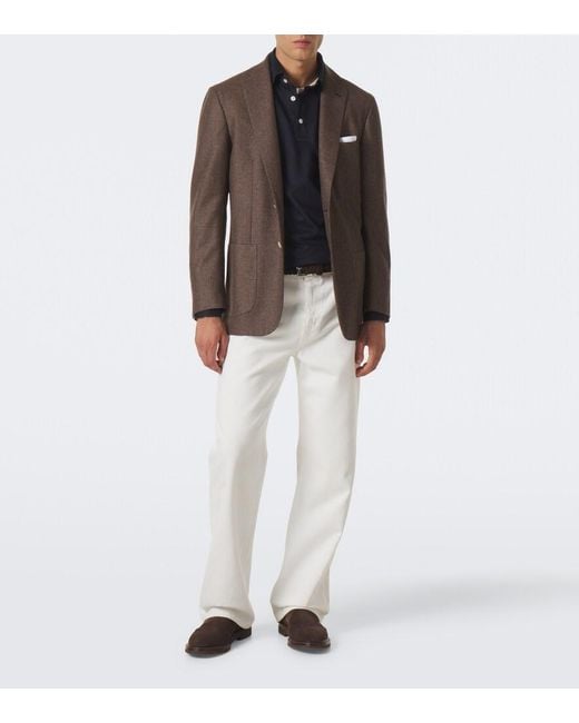 Polo De Algodon Kiton de hombre de color Blue