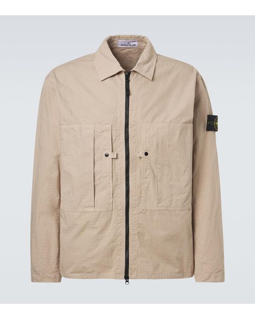 Stone Island Natural Cotton Jacket for men
