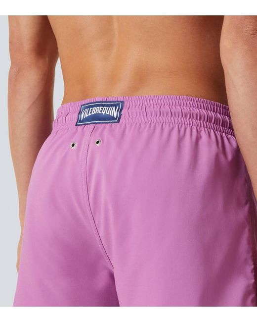 Vilebrequin Pink Logo Swim Trunks for men