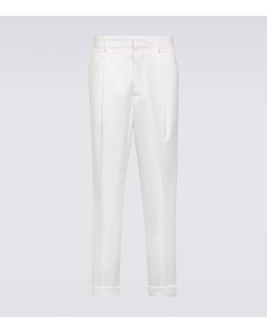 Tod's White Straight Pants for men