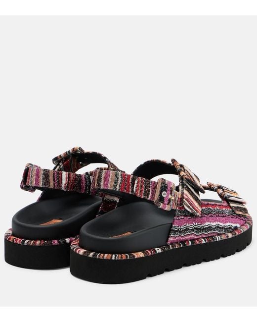 Missoni Black Mia Sandals