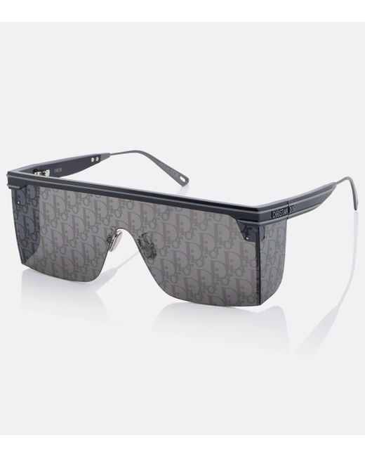 Dior Gray Diorclub M1u Square Sunglasses