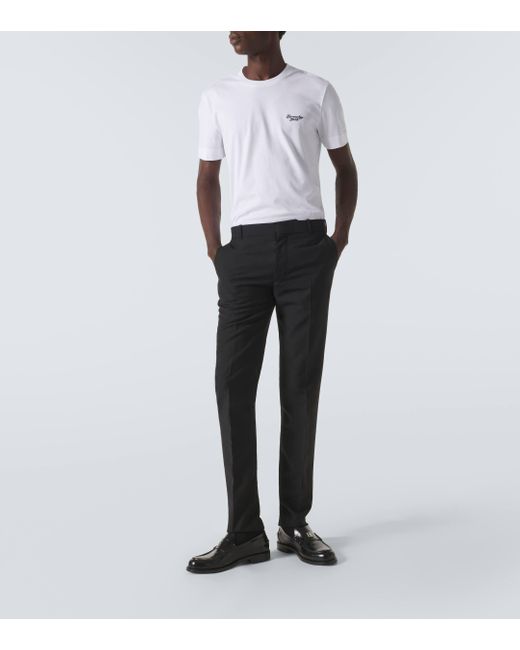 T-shirt en coton a logo Givenchy pour homme en coloris White
