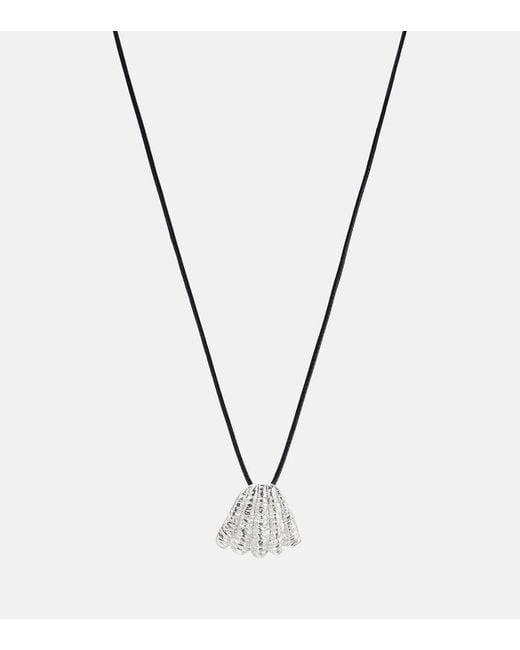YSSO Metallic Whisper Of The Wind Pendant Necklace
