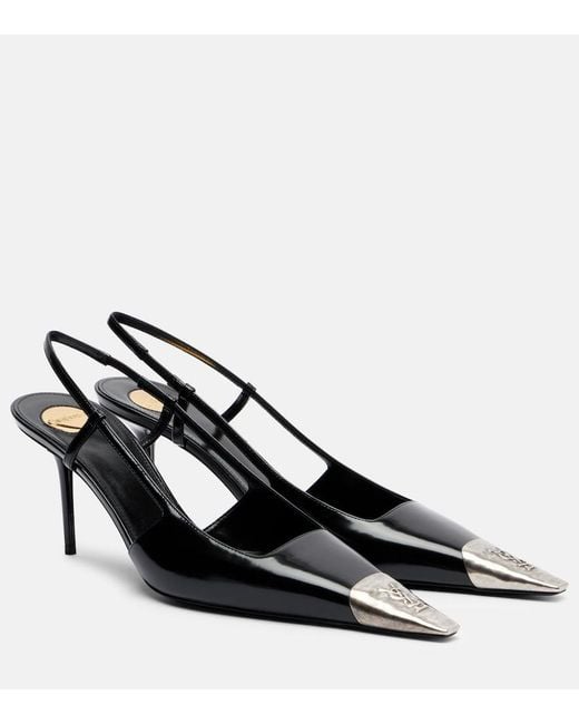 Saint Laurent Black Jeanne Pumps