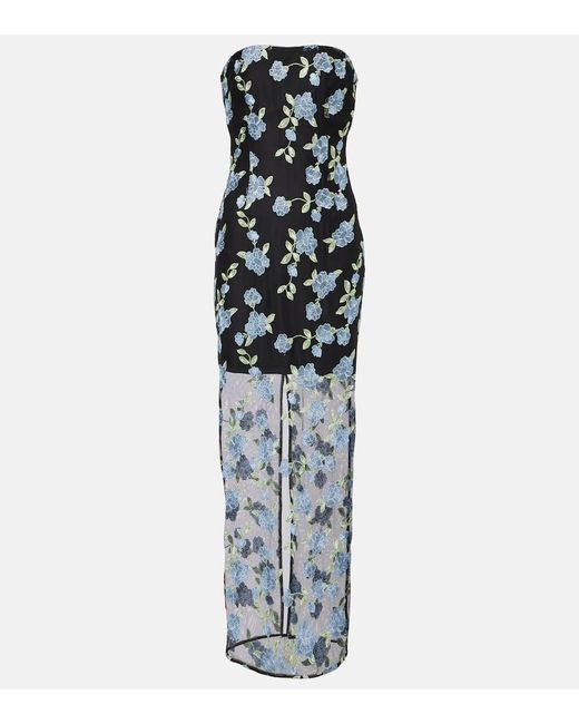 Robe En Resille A Fleurs ROTATE BIRGER CHRISTENSEN en coloris Multicolor