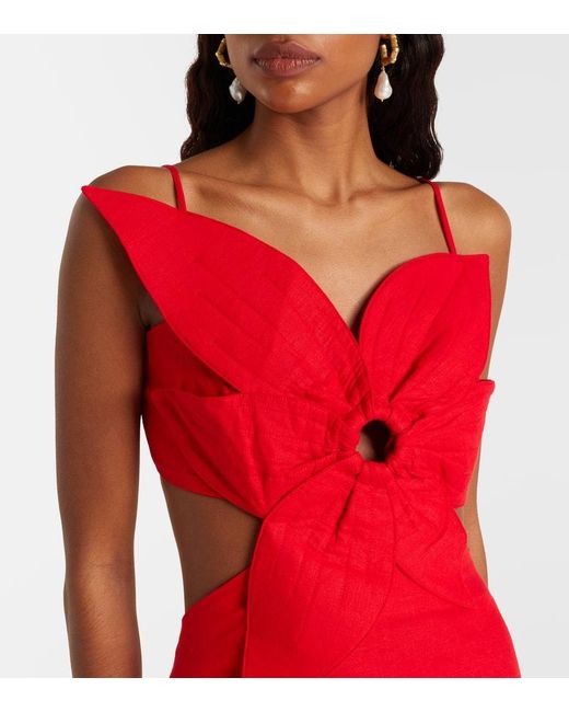 Miniabito Flower di Farm Rio in Red