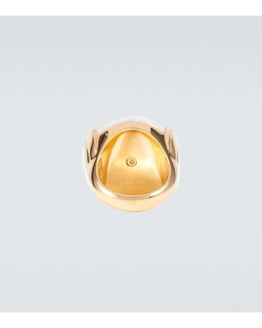 Versace Ring La Maschera in White für Herren