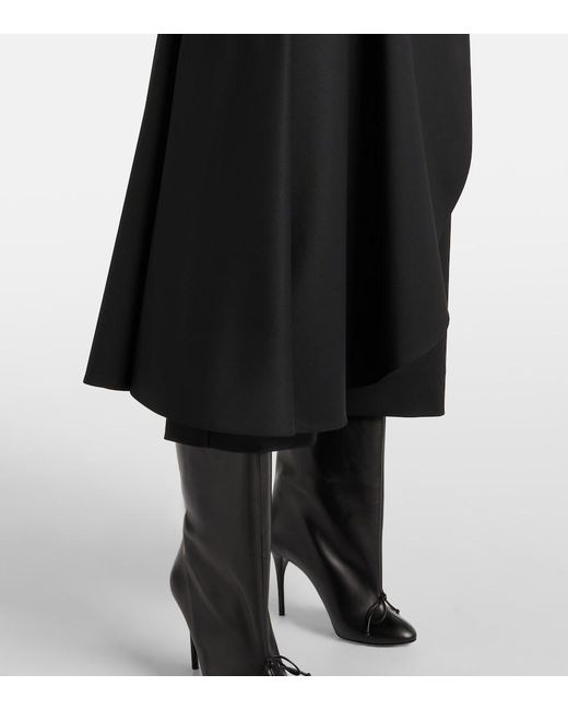 Alaïa Black Wool Skirt Pants