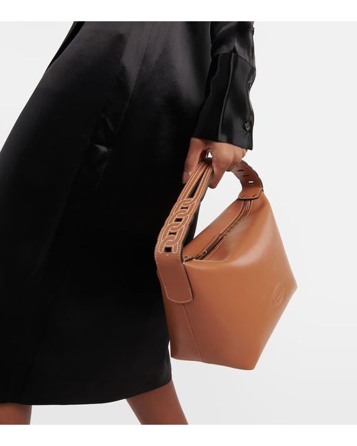 Tod's Brown Kate Mini Leather Tote Bag
