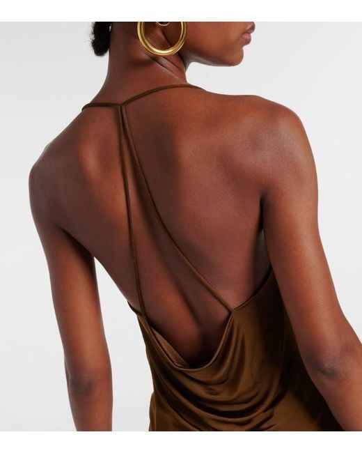 Tom Ford Brown Jersey Tank Top