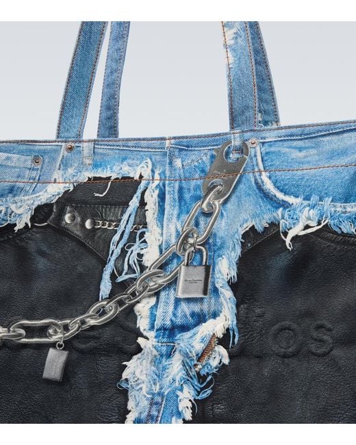 Borsa di Acne in Blue da Uomo