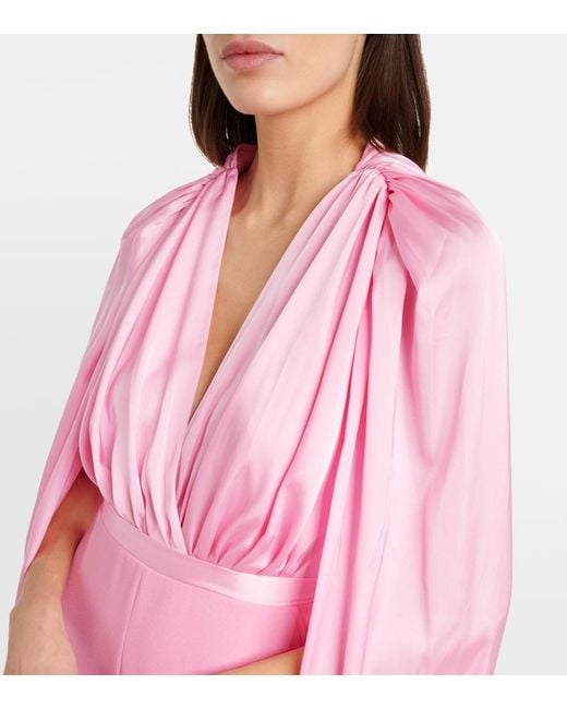 Mono Bianca Con Capa Safiyaa de color Pink