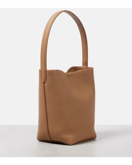 The Row Brown Tote Bag N/S Park Small Aus Leder