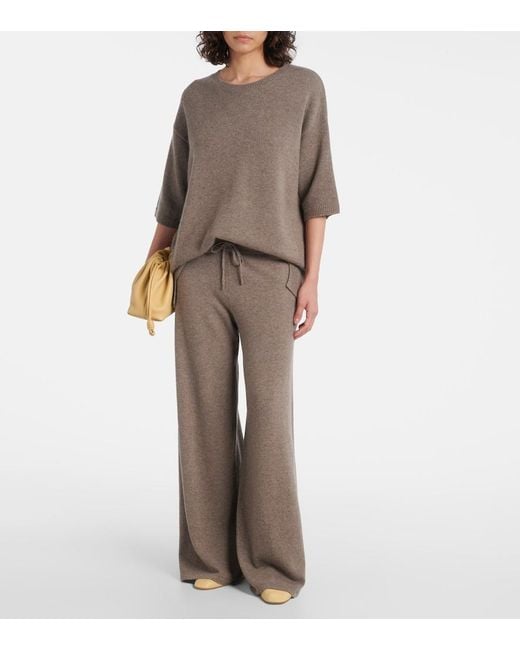 Lisa Yang Natural Mila Oversized Cashmere Sweater