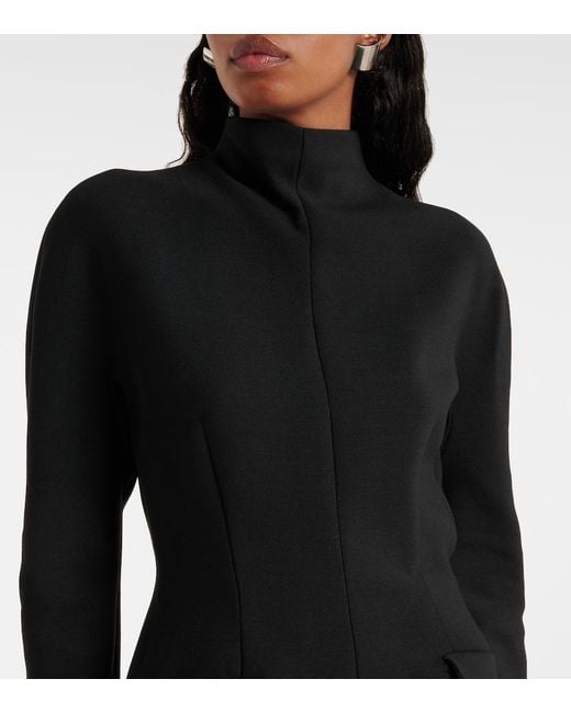 Sportmax Black Tefrite Minidress