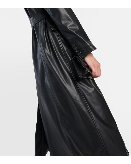 AG Jeans Black X Emrata Valentina Trench Coat