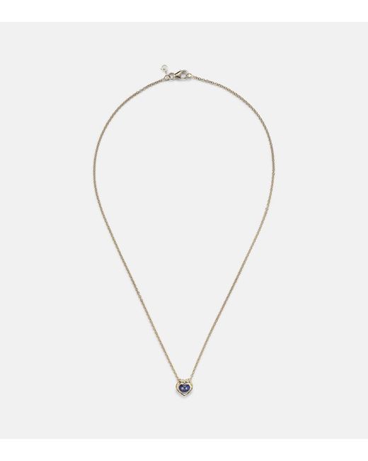Octavia Elizabeth White 18Kt Necklace With Sapphire