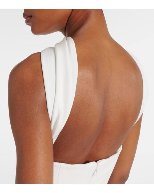 Roland Mouret White Bridal Cady Gown