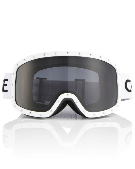 Masque de ski à logo Céline en coloris White