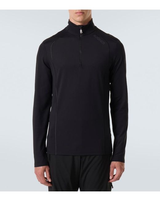 Bogner Black Harry Ski Top for men