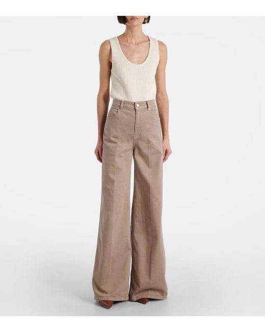 Jean Wide Abbey Joseph en coloris Brown
