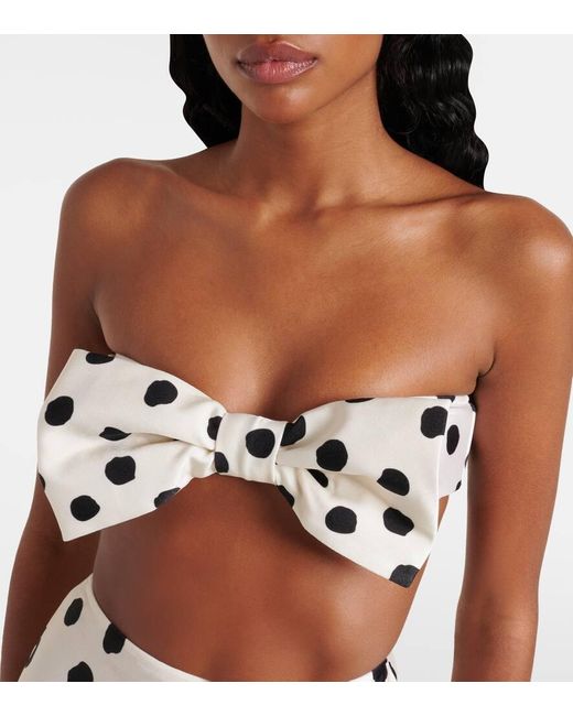Adriana Degreas White Strapless High-Rise Bikini