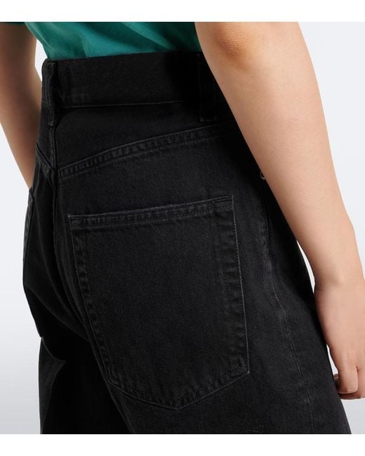 Agolde Black '80S Straight Jeans