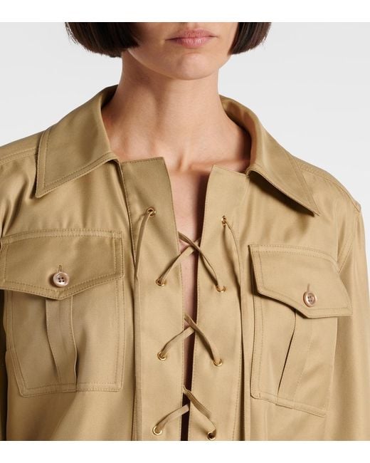 Tom Ford Natural Twill Blouse