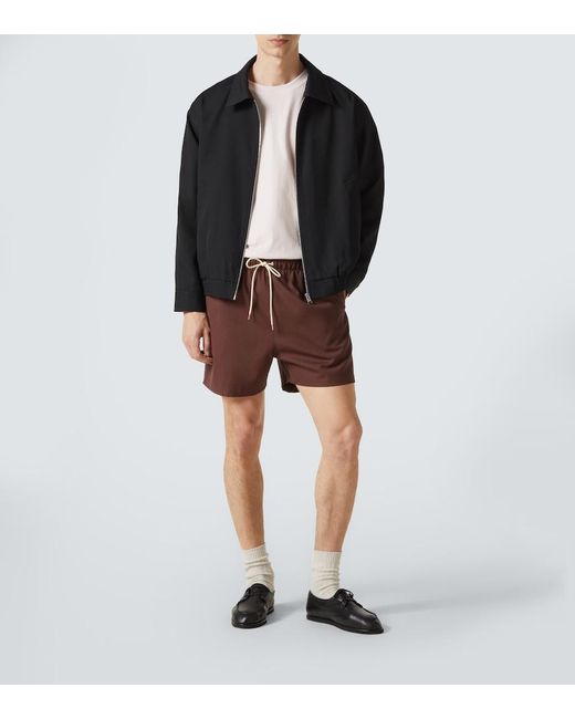 FRAME Black Wool Blouson for men