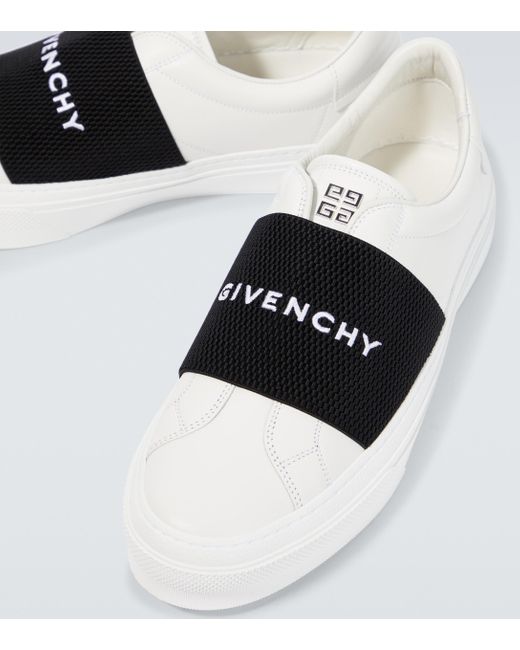 Givenchy City Sport Leather Sneakers in White for Men | Lyst Canada