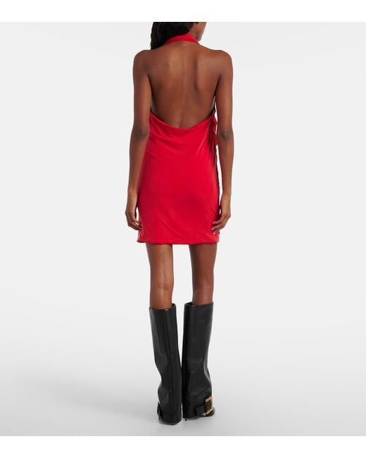 Robe Balmain en coloris Red