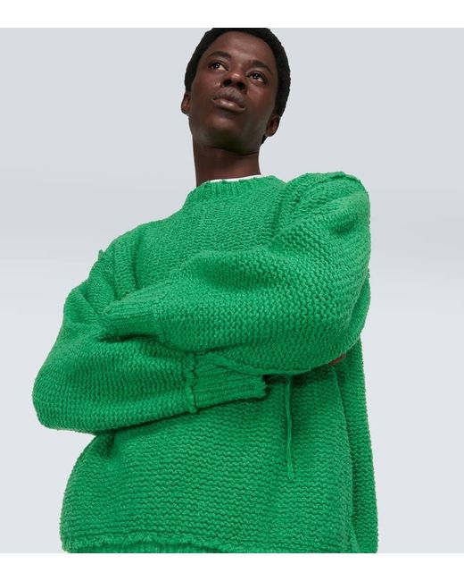 Sacai Pullover aus Baumwolle in Green für Herren