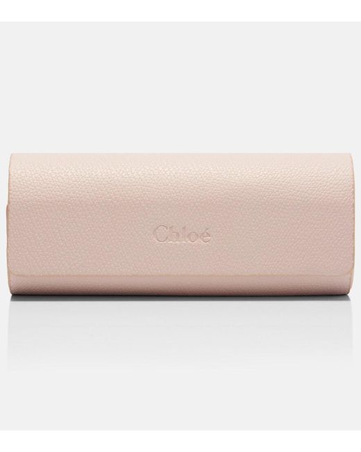 Chloé Brown Aviator Sunglasses