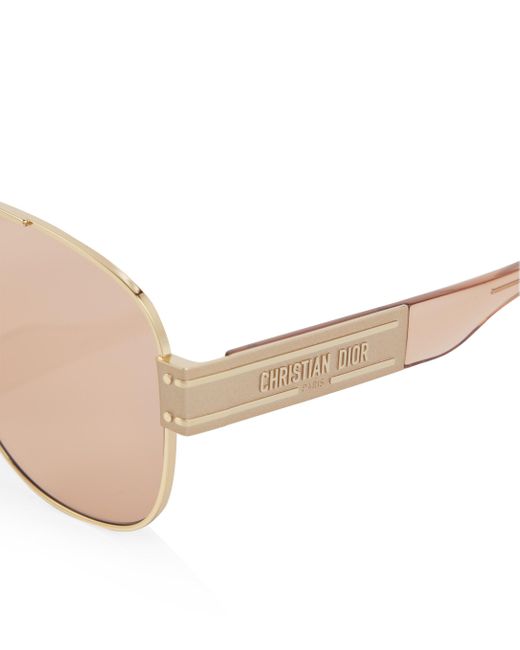 Dior Diorsignature A3u Aviator Sunglasses in Pink | Lyst Canada