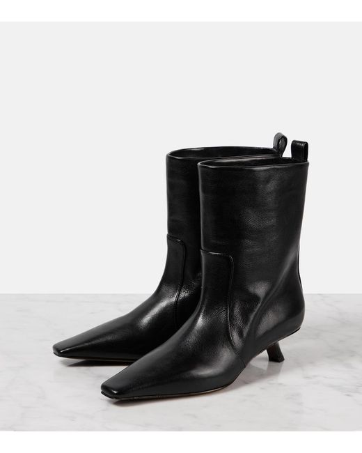 Brunello Cucinelli Black 'Precious Detail' Ankle Boots