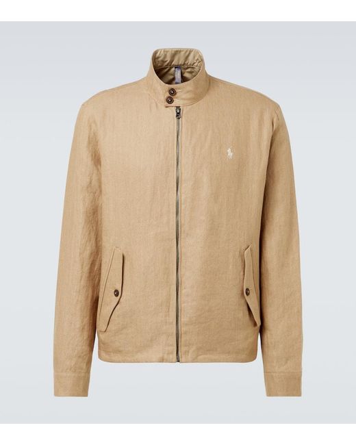 Polo Ralph Lauren Natural Bedford Reversible Linen Jacket for men